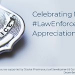 Police badge image celebrating nation law enforcement day - social media example